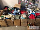 22 Boxes of Miscellaneous Clothes 5.11 and more