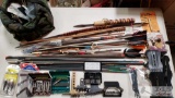 Arrows, Broadheads, Sights, String, Leather Protective Pieces