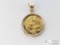 14k 2005 Panda Coin Pendant, 2g