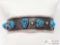 Vintage Kingman Nugget Turquoise Row Cuff Bracelet, 23.5g