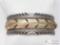 Mark Yazzie Vintage Intricate Leaf Overlay Cuff, 65.6g