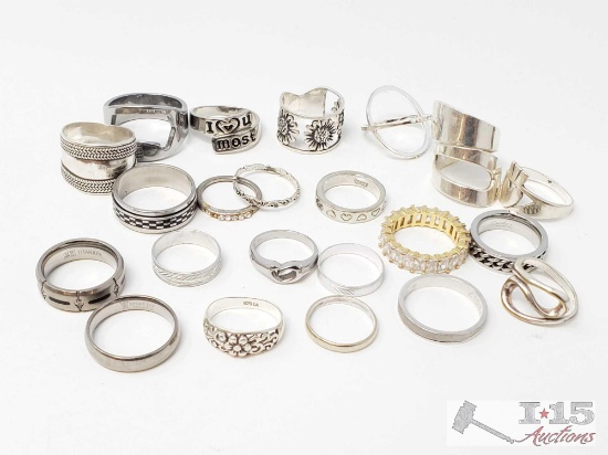 21 Assorted Rings