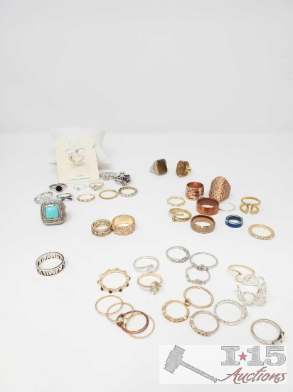 Miscellaneous Rings Include Some Sterling Silver and Tungsten Carbide