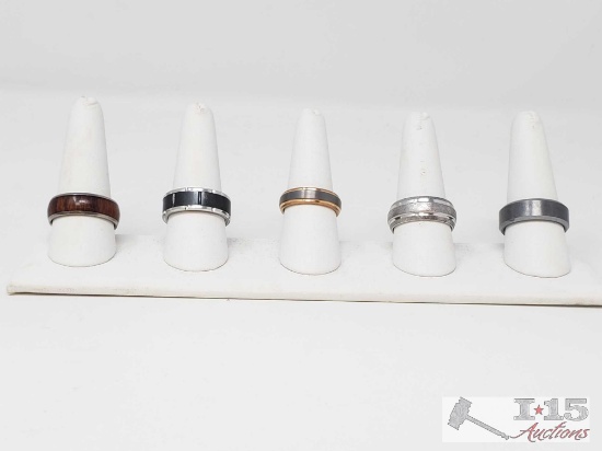 Tungsten Carbide and Titanium Rings