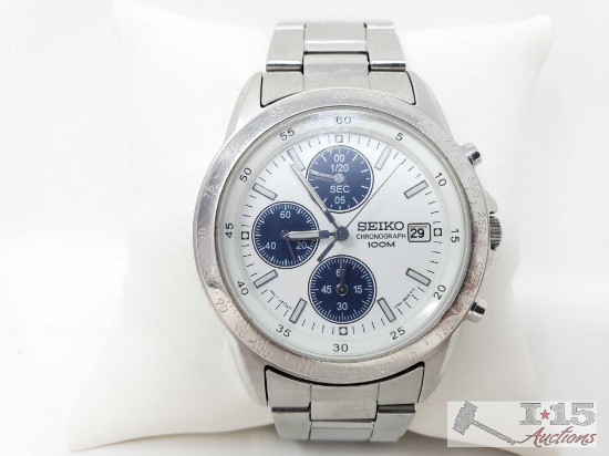 Seiko Chronograph 100m Watch