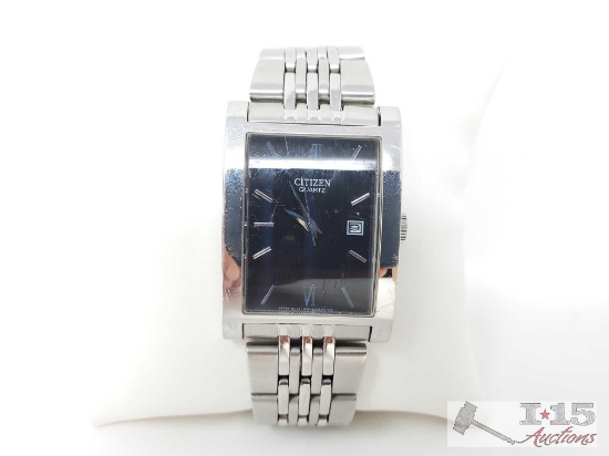 Citizen Quartz Watch with Stainless Steel Band