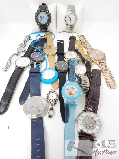 Approximately 17 Miscellaneous Watches