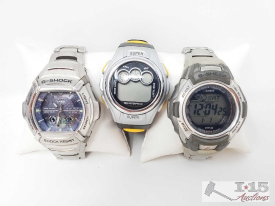 2 G-Shock Watches and Super Watch