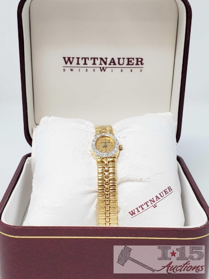 Wittnauer Swiss W 1880 Watch with Diamonds!