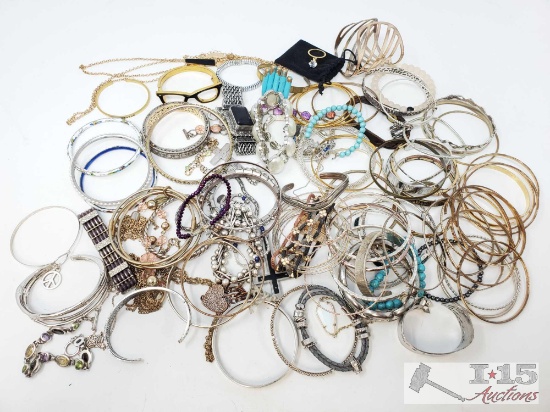 Miscellaneous Jewelry Including some Sterling Silver