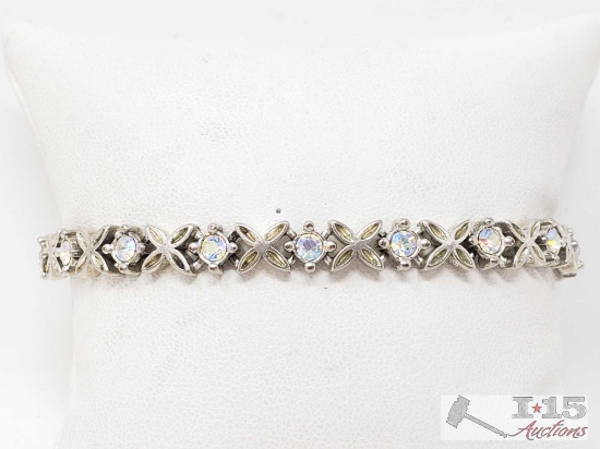 Costume Bracelet with Rhinestones