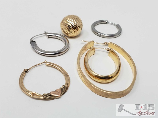 14k Gold Earrings Tested, 7.1g