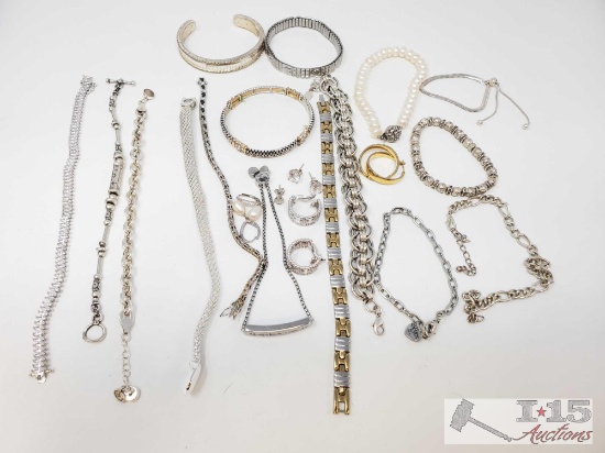 Miscellaneous Jewelry Including some Sterling Silver, 36g