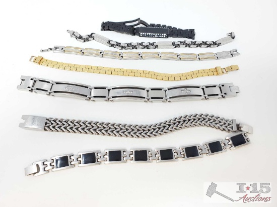 Miscellaneous Bracelets mostly Stainless Steel