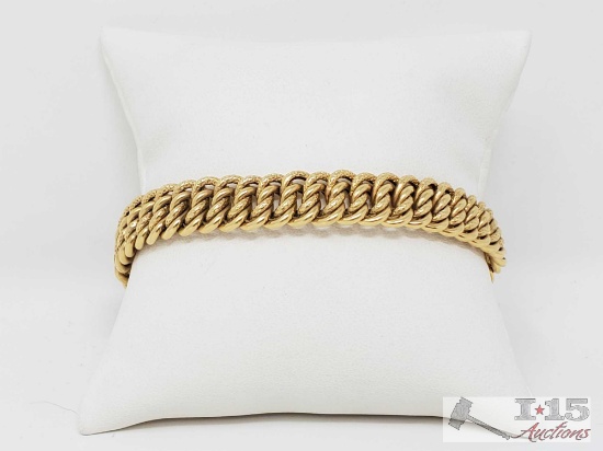 18k Gold Bracelet 19g