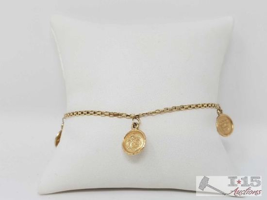 Beautiful 14K bracelet, 2.7g