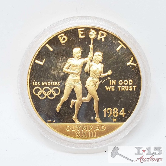 1984 Olympic $10 Gold Coin