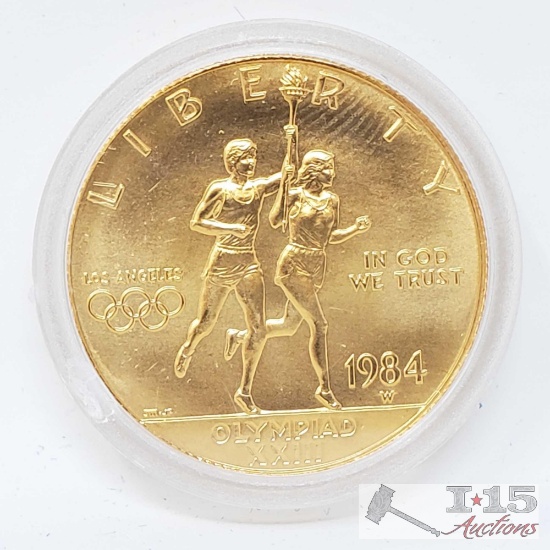 1984 Olympic $10 Gold Coin
