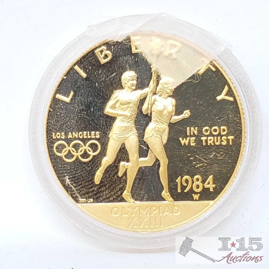 1984 Olympic $10 Gold Coin