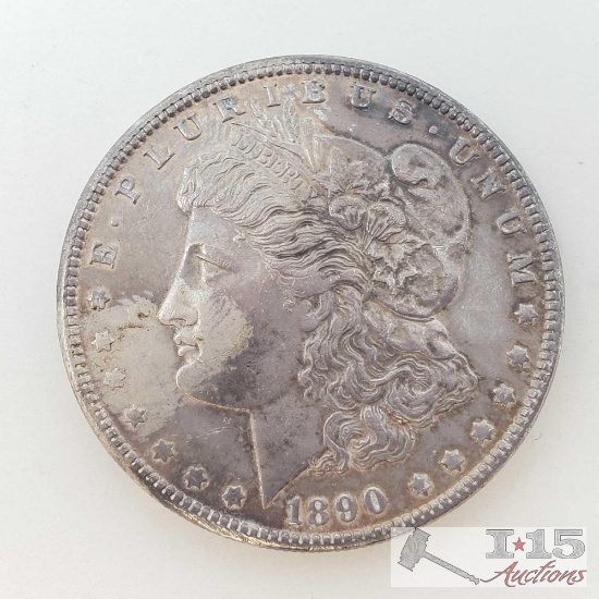 1890 Morgan Silver Dollar