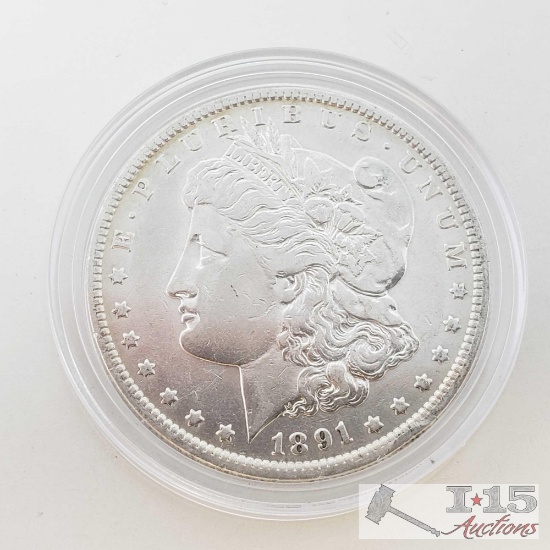 1891 Morgan Silver Dollar