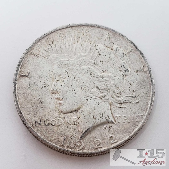 1922 Silver Peace Dollar