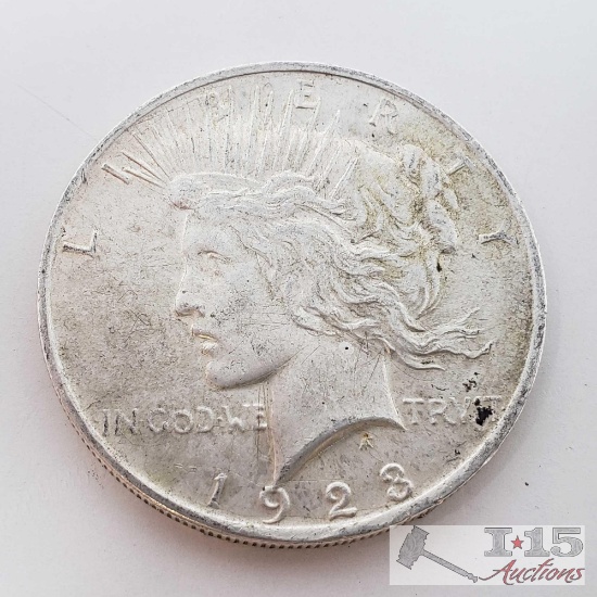 1923 Silver Peace Dollar