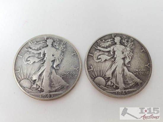 2000 and 2001 $1 Silver American Eagle Uncirculated Coins