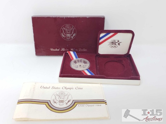 United States Olympic Silver Dollar, 26.7g
