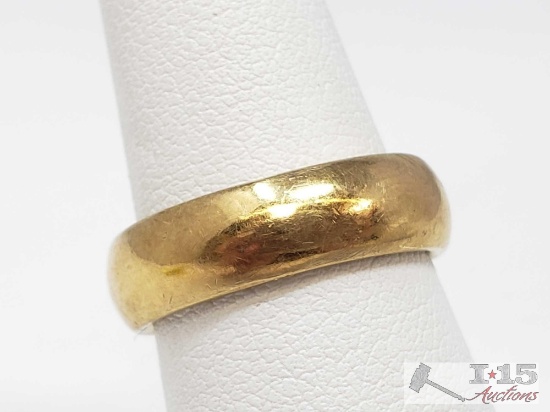 18k Gold Band, 9.7g