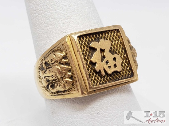 18k Gold Ring, 12.7g