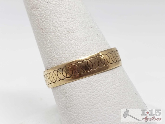 14k Gold Band, 1.4g