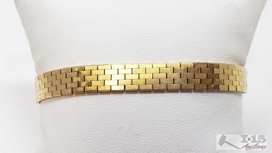 14k Gold Bracelet, 18.5g