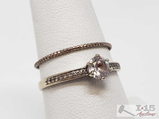 Two 10k Gold Rings, 1.5g