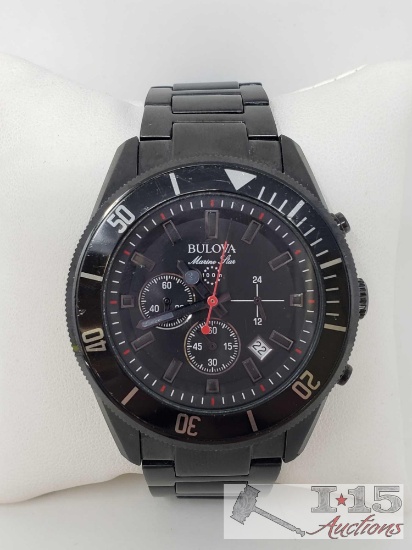 Bulova Marine Star Watch with New Battery