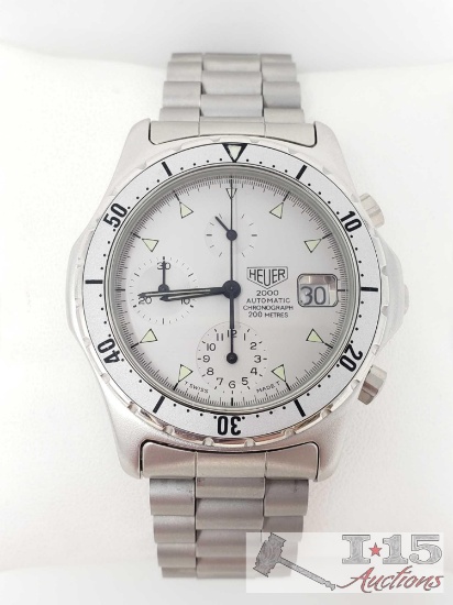 Authentic Tag Heuer 2000 Chronograph Watch
