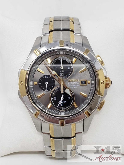 Seiko Coutura Watch in Good Condition and New Battery