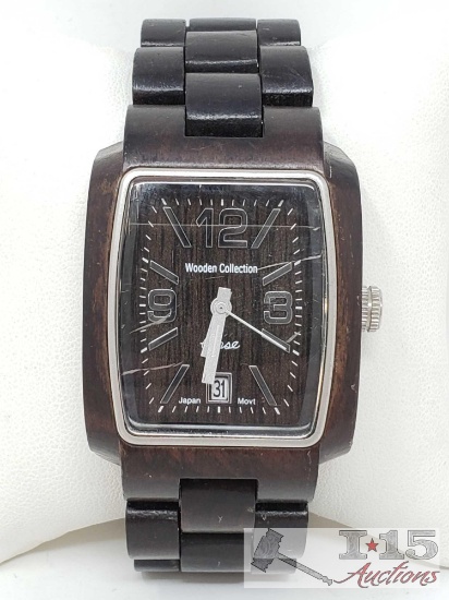 Tense Wooden Collection Watch
