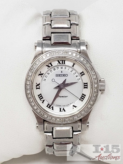 Seiko Premier Ladies Watch with Diamonds