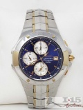 Seiko Coutura Watch with Blue Face with New Battery