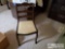 Vintage dark mahogany dining chair