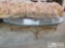 Glass top and brass Frame coffee table