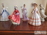 Collectors porcelain Lenox and Royal Doulton figurines