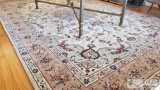 Genuine hand knotted Persian rug 9' X 6'