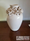 Beautiful well crafted vase bearing the artist mark and story
