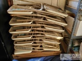 12 folding chairs and 3 Antique folding chairs