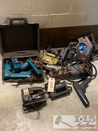 Makita, skilsaw, Craftsman power tools, Sunpro timing light and more