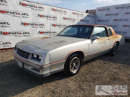 1986 Chevy Monte Carlo, See Video! CURRENT SMOG
