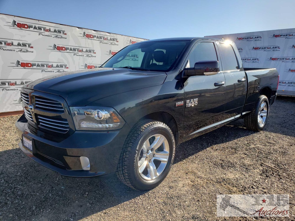 2015 Dodge Ram 1500, Black 4WD, Just Under 45,000 Miles!!