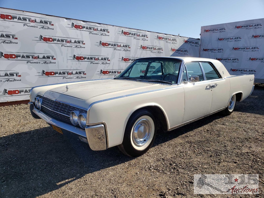 1962 Lincoln Continental Sedan, White
